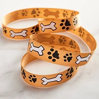 5/8" x 7yd. Grosgrain Paw Print & Dog Bone Ribbon by Celebrate It™