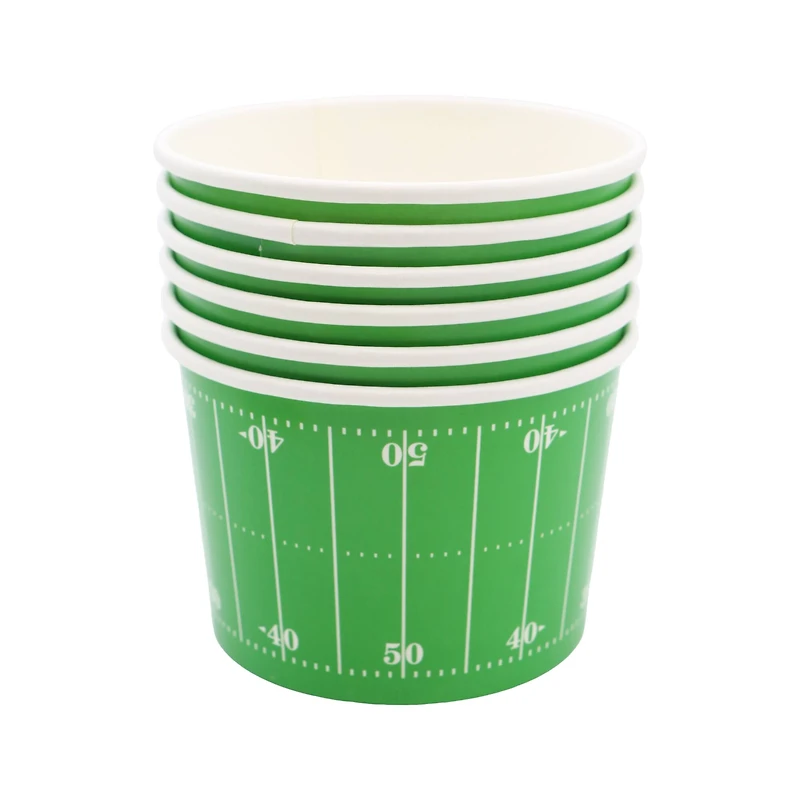 Green Game Day Ice Cream Cups, 6ct. by Celebrate It™