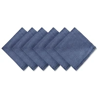 DII® Embroidered Denim Cloth Dinner Napkins, 6ct.