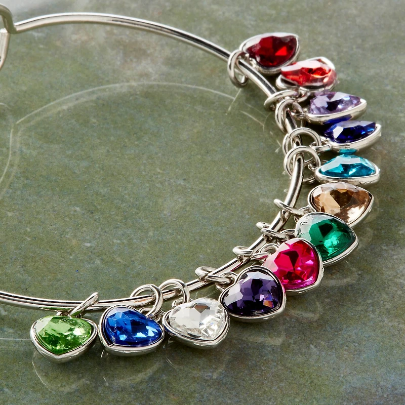 Charmalong™ Rhodium Heart Charms by Bead Landing™