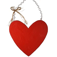 14" Wood Valentine Heart Wall Décor