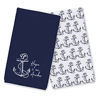 Hope Anchor Hand Towel Set
