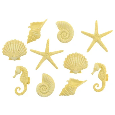 Dress It Up Beach Beauties Seashell Themed Buttons