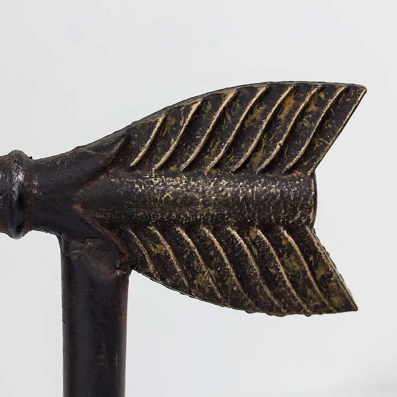 Metal Arrow Bookend Set