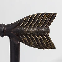 Metal Arrow Bookend Set