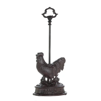 25" Rooster Door Stopper with Handle
