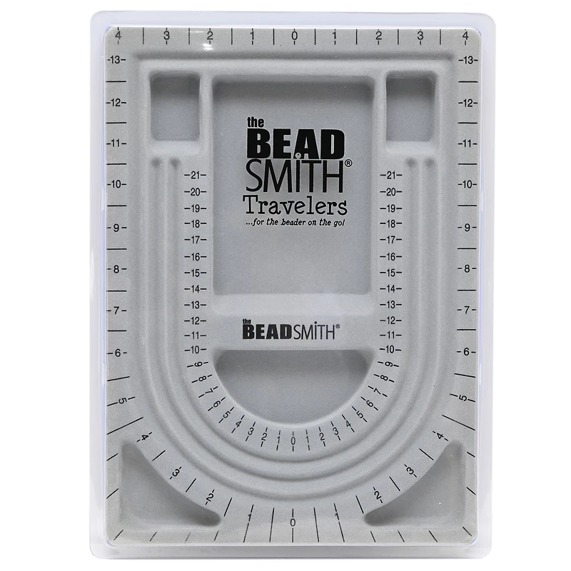 The Beadsmith® Travelers Bead Board With Lid, 9.75" x 13.25"