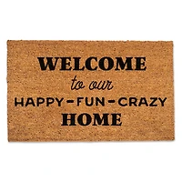Our Happy Fun Crazy Home Doormat