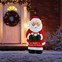 Santa Outdoor Metal Sign