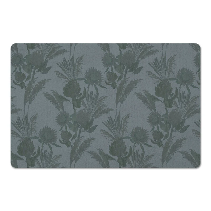 Tonal Protea Blooms Floor Mat