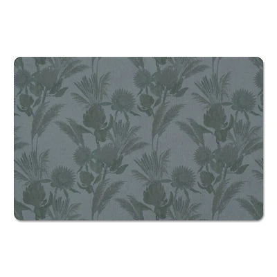 Tonal Protea Blooms Floor Mat