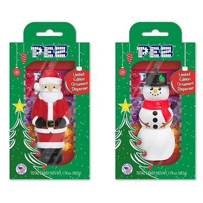 Assorted Pez® Collectible Christmas Icon Ornament Candy Dispenser, 1pc.