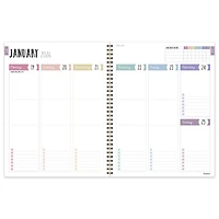2026 Almost Rainbow Large Weekly Monthly Planner