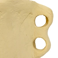 Hello Honey® 11" Natural Decorative Handmade Paper Mache Planter with Handles