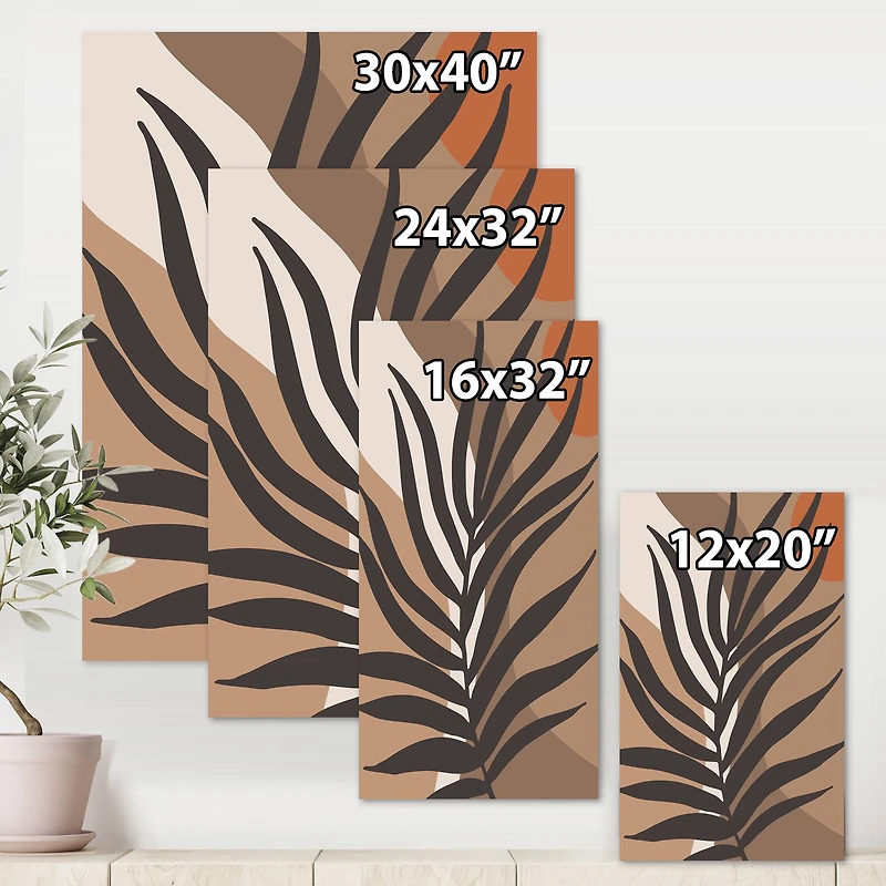 Designart - Tropical Leaf Silhouettes and Shapes II