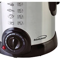 Brentwood 1L Stainless Steel Electric Deep Fryer