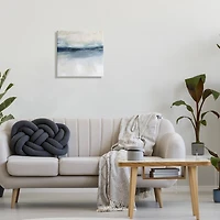 Stupell Industries Timeless Nautical Gloomy Sea Horizon Line Canvas Wall Art