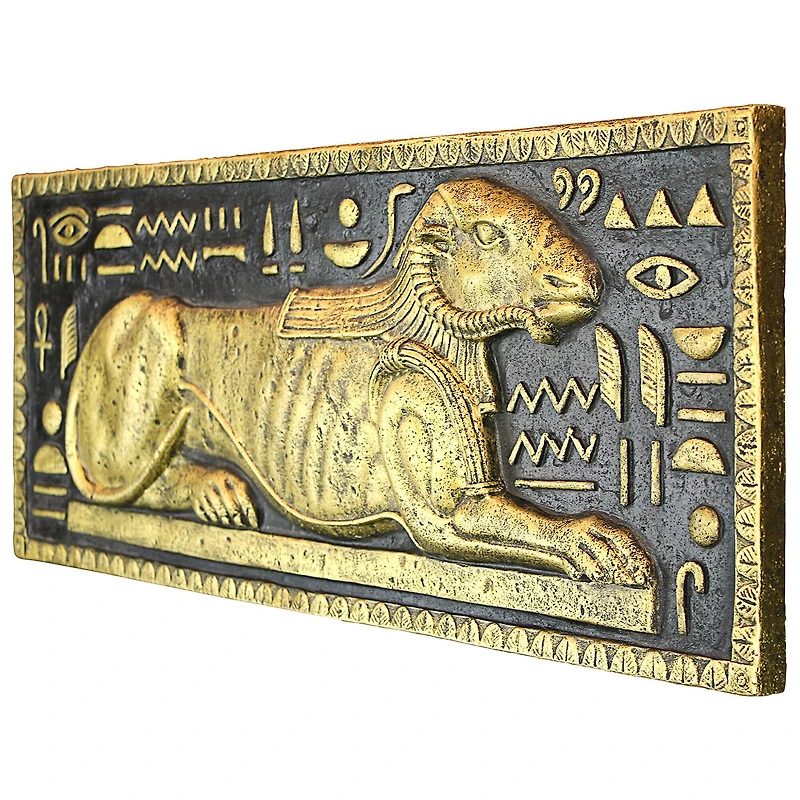 Design Toscano 30" Khnum Egyptian God of the Nile Wall Sculpture