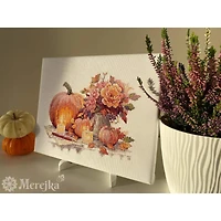 Merejka Still Life with Pumpkins Counted Cross Stitch Kit