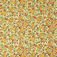 SINGER Yellow Floral Packed Cotton Fabric