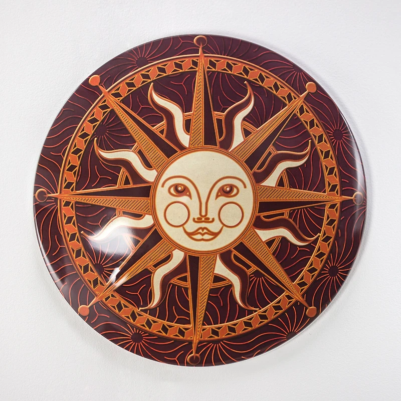 American Art Décor™ 15" Celestial Sun Dome Metal Sign