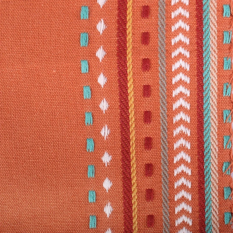 DII® Sedona Sunset Hacienda Stripe Fringed Cloth Dinner Napkins, 6ct.