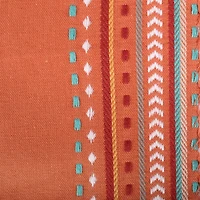 DII® Sedona Sunset Hacienda Stripe Fringed Cloth Dinner Napkins, 6ct.