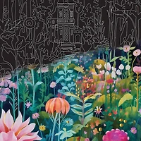 Brea Reese™ 9" x 12" Painted Florals Scratch Art Paper Pad