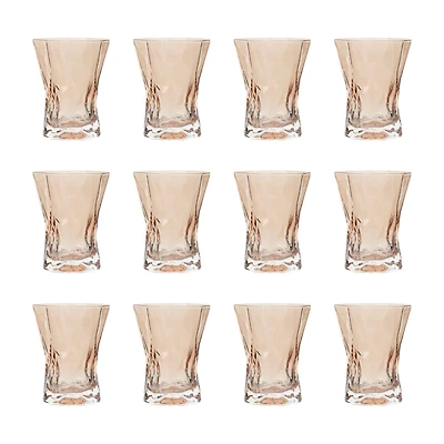 Hello Honey® 10oz. Plum Faceted Drinking Glasses, 12ct.