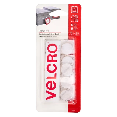 VELCRO® Brand Sticky Back Coins & Squares Value Pack