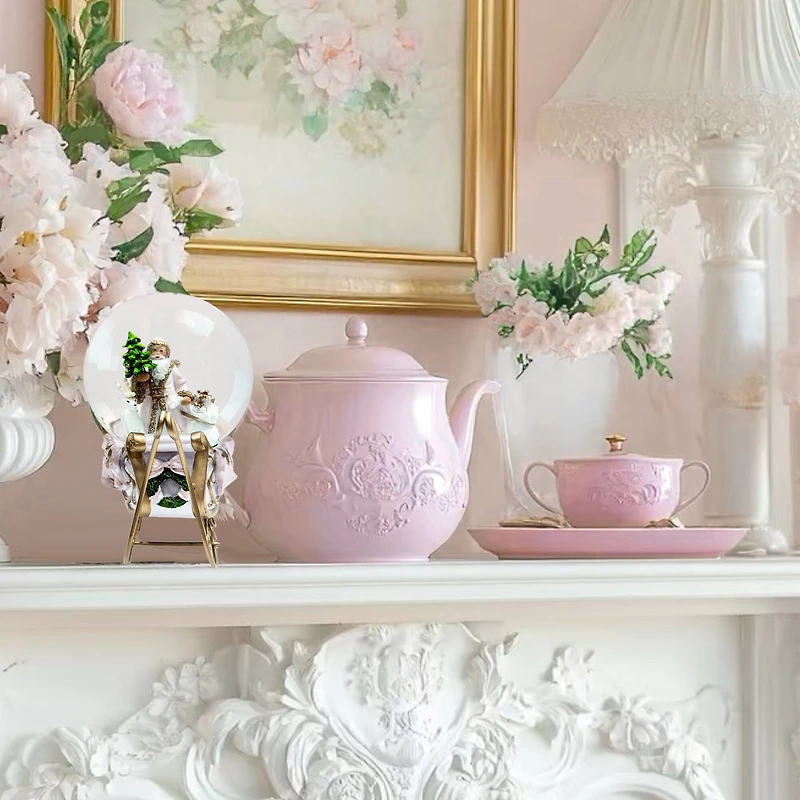 6.5" Santa Sleigh Fairytale Waterglobe by Ashland®