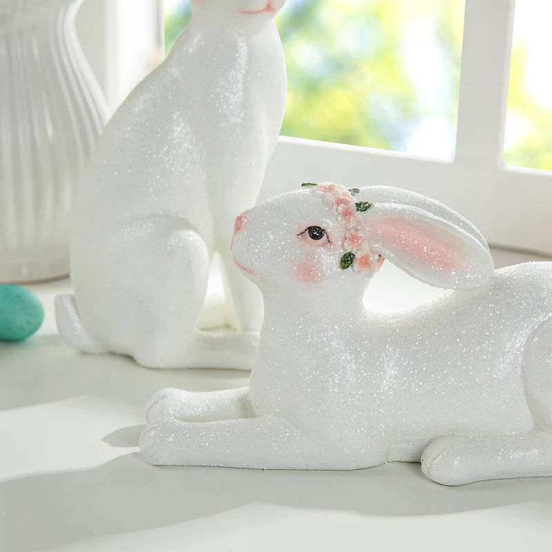 Glitzhome® Easter Bunny Table Décor Set