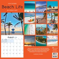 TF Publishing 2024 Beach Life Wall Calendar