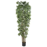 7ft. Potted Bamboo Japonica Silk Tree