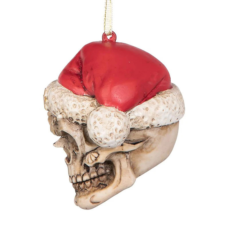 Design Toscano Skelly Claus II Holiday Skeleton Ornament