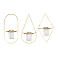 CosmoLiving by Cosmopolitan Gold Vase Metal Wall Décor Set, 3ct.