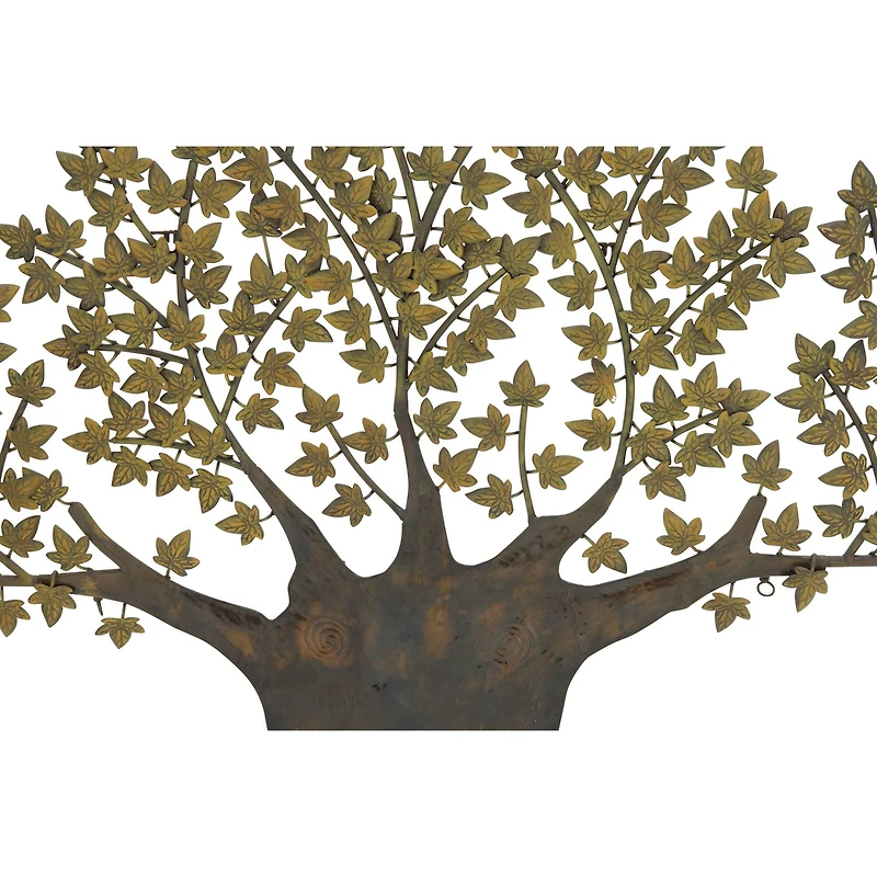 Brown Iron Traditional Wall Decor, 41" x 0" x 93"