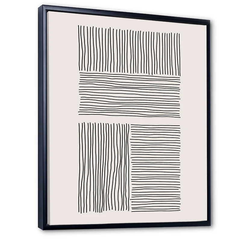 Designart - Minimal Geometric Lines And Squares IV