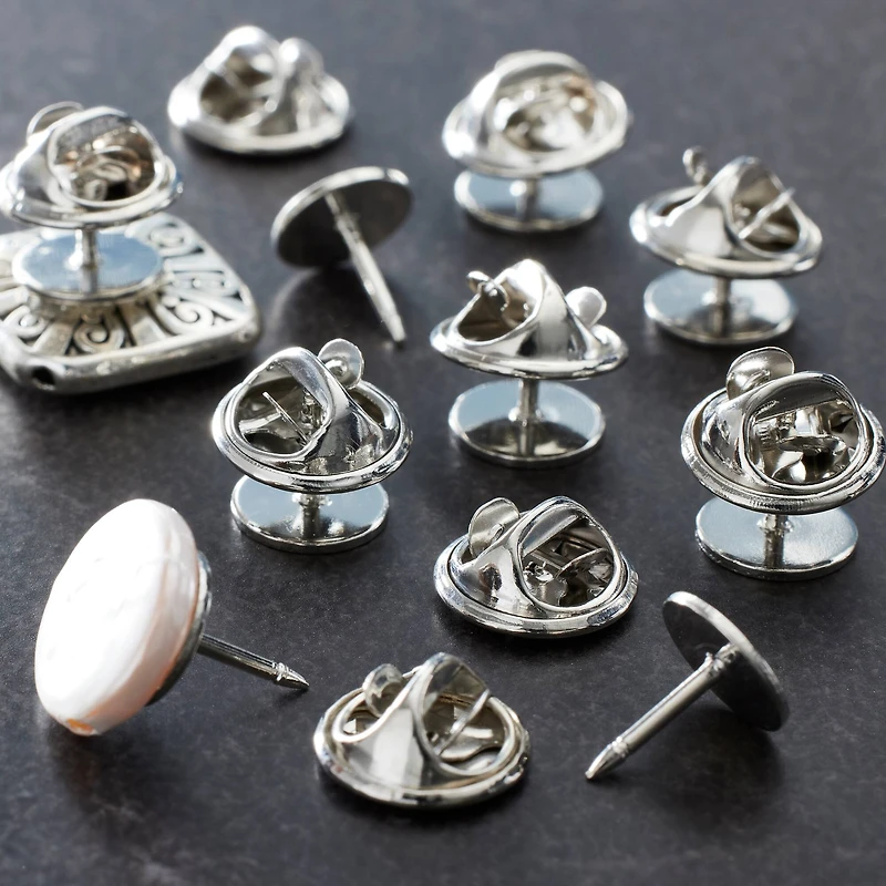 12 Pack: Jewelry Pins with Clutch Back by Bead Landing™