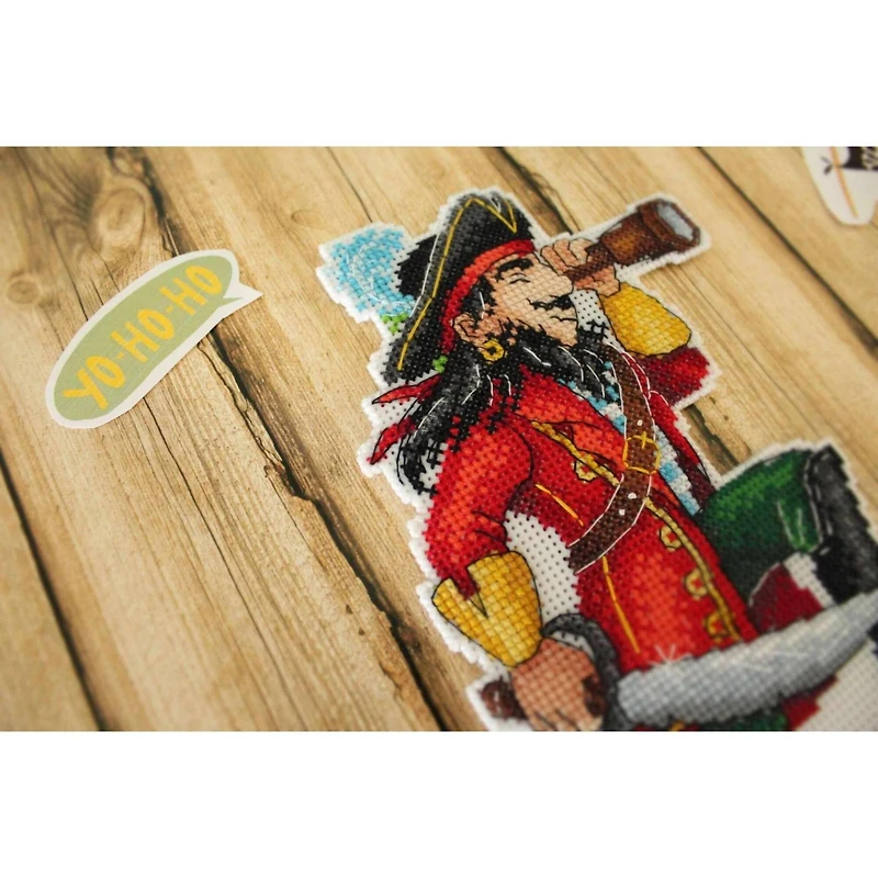 MP Studia Brave Pirate Plastic Canvas Counted Cross Stitch Kit