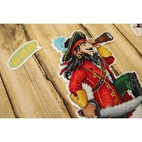 MP Studia Brave Pirate Plastic Canvas Counted Cross Stitch Kit