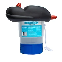 Swim Central 13" Blue & White Cool Penguin Swimming Pool Chemical Dispenser