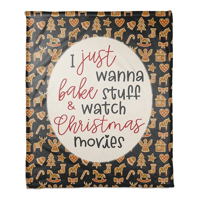 Christmas Movies Coral Fleece Blanket