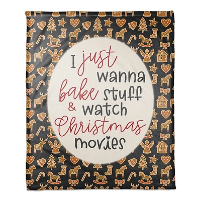 Christmas Movies Coral Fleece Blanket