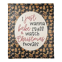 Christmas Movies Coral Fleece Blanket