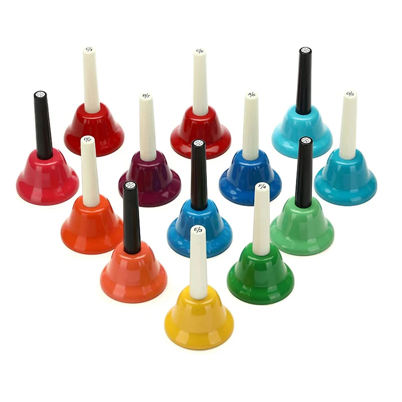 5" Rhythm Band Instruments Chroma-Notes Hand Bells, 13ct.