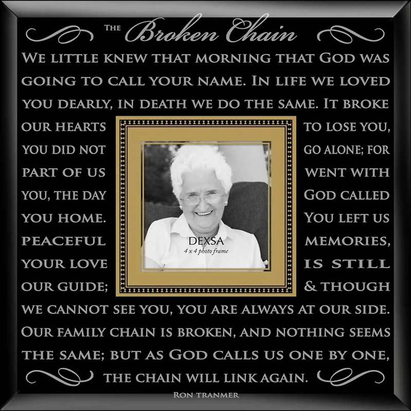 Broken Chain 4" x 4" Frame with Easel