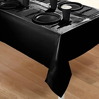 Hoffmaster 54" x 108" Plastic Tablecloth