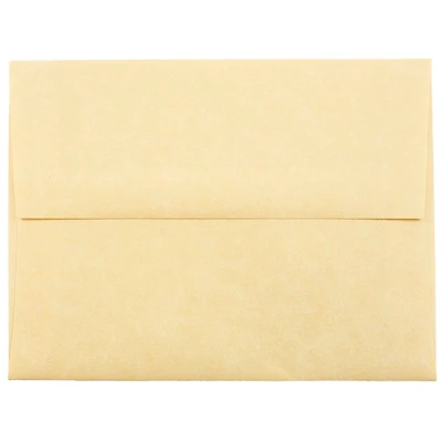 JAM Paper 4.375" x 5.75" Recycled Parchment Invitation Envelopes