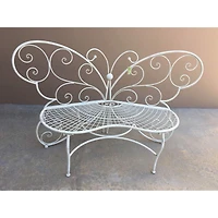 Butterfly Garden Bench 60.5" x 24.25" x 38.75